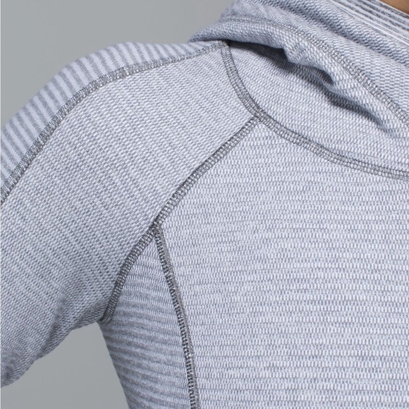 Lululemon Think Fast Hoodie Grey size 2 - Picture 8 of 11